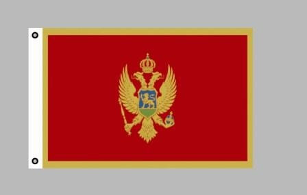 Flagge 90 x 150 : Montenegro