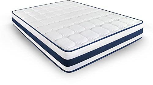 HOGAR24 Matratze viskoelastischer, doppelseitig (Sommer und Winter) visco-medicot 3D- 90 x 200