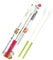 Tokyo Design Studio Cooking Chopsticks Silicone Assorted Colour 30.5 x 2.5 x 1 cm, Yellow/White