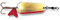 DAM Raubfischköder zum Spinnfischen Effzett Standard Spoon, Größe/Gewicht/Farbe:3.2cm / 6g / Silberfarben-Goldfarben