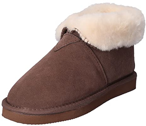 Heitmann Damen- u. Herren Lammfell-Hausschuhe