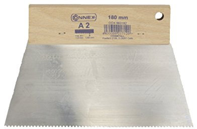 Connex Zahnspachtel 180mm Z. A2 1,8x1,65mm