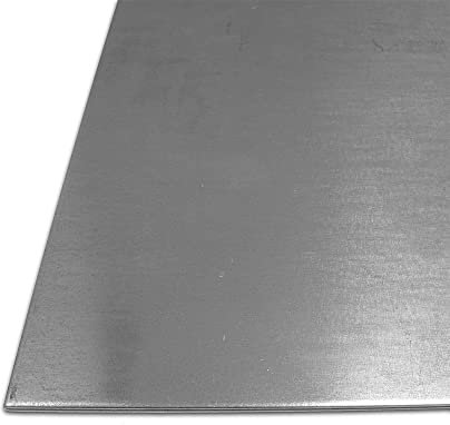 B & T Tôle d'acier métal galvanisé 3 mm d'épaisseur Tôle Fine dx51 galvanisé Tôle St 1203 Fer Galvanisé en Découpe