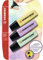 STABILO - Textmarker - BOSS ORIGINAL Pastel - 3er Pack - pudriges Gelb, Schimmer von Lila, Hauch von Minzgrün