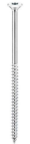 Connex Universalschrauben 5,0 x 100 mm - 1 kg Großpack - Senkkopf - TX-Antrieb - Teilgewinde - Blau verzinkt / Schrauben-Set / Schrauben im Beutel / KL3245099