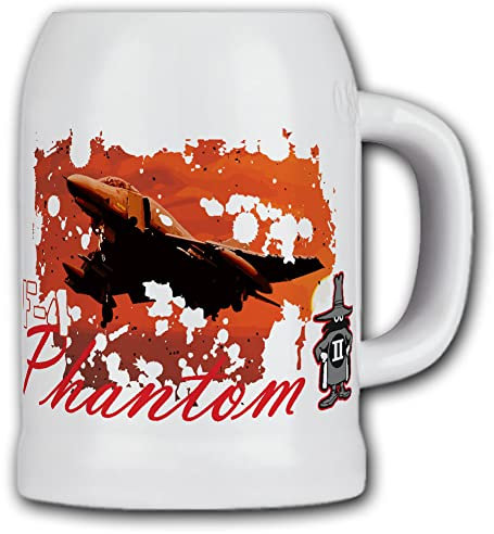 Krug/Bierkrug 0,5l - Phantom F-4 Flugzeug Kampfflugzeug Luftwaffe #8164