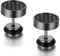 Flong Männer Ohrstecker Damen Ohrringe, 10mm Edelstahl Gestüt Stecker Kohlenstoff Carbon Fiber Kohlefaser Ohrringe Ohrstecker Ohrhänger Schwarz Fake Plug Tunnel Herren