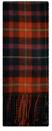 I LUV LTD 100% Lammwollschal im Irisch County Meath Tartan