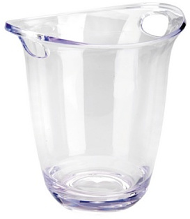 LACOR 62364 Blumeforchen Sektkühler Acryl 3 L | Langlebiges Profi-Utensil; entwickelt für optimale Leistung und schnelle, unkomplizierte Reinigung in der Spülmaschine