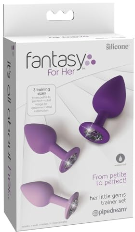 Pipedream Fantasy For Her Her Little Gems Trainer Set (3 SKUs), Purple, One Size