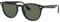 Ray-Ban Unisex RB4259 Sonnenbrille, Mehrfarbig (Gestell: schwarz,Gläser: grün 601/71), Medium (Herstellergröße: 51)