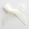 Italian Options Mini Satinschleife 3cm aus 6mm Band (100 Stück) - Elfenbein