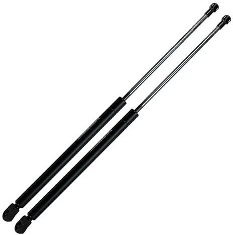 BESTPRICE 2x Gasfeder Heckklappe für AUDI A3 (8L1), Schwarz, Metall, Heck, 500 mm, 460N, Gasfeder