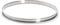 de Buyer - Runder Tortenring aus Edelstahl - Durchmesser 24 cm, Höhe 2 cm - 3091.24N, Silber
