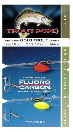 Jenzi Sbiro Vorfach Gold Trout Gr.8