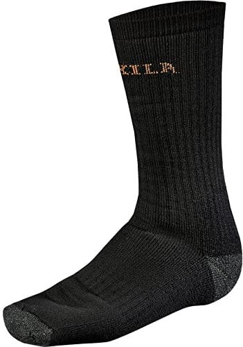 Härkila | Expedition Socke | Professionelle Jagd Kleidung & Jagd Zubehör für Herren & Damen | Skandinavische Qualität Made to Last | Black, L