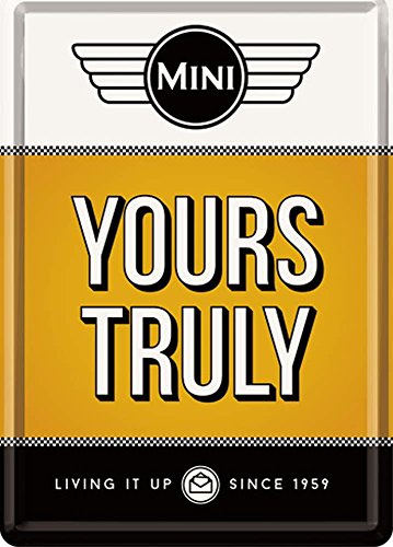 Mini Yours Truly Orange, Geschenk-Idee für Auto-Fans