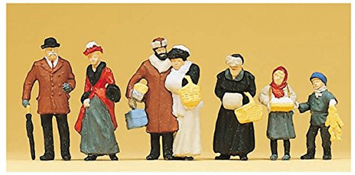 Preiser 12195 Auf dem Weihnachtsmarkt um 1900