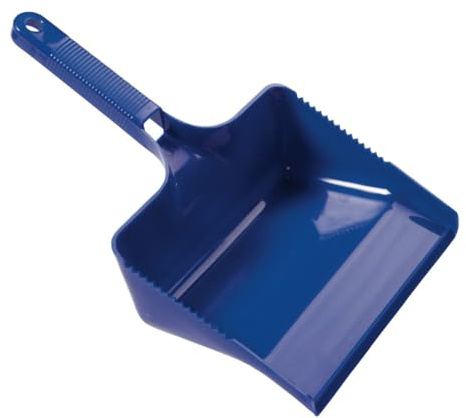 Haug Kehrschaufel blau eckig ohne Lippe PHB, blau eckig