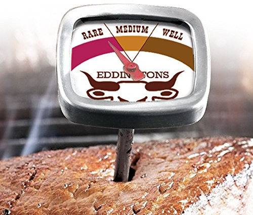 Eddingtons 51006 Steak Button Thermometer, Stainless Steel, Silver