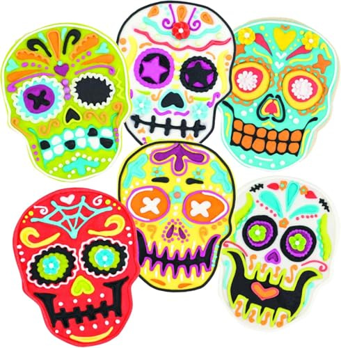 Tovolo – Emporte-pièce en forme de tête de mort Sugar Skull, Blanc
