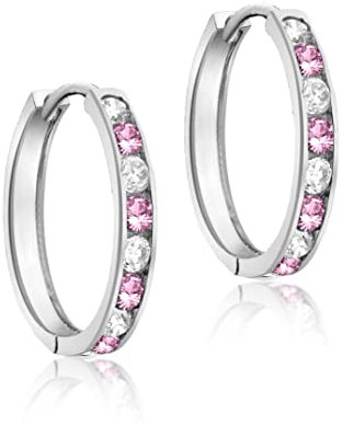Tuscany Damen-Creolen Modeschmuck Ohrringe Sterling-Silber 925 8.58.3039