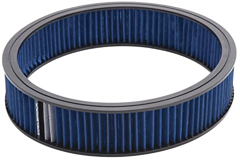 Edelbrock 43667 Luftreiniger Element, blau