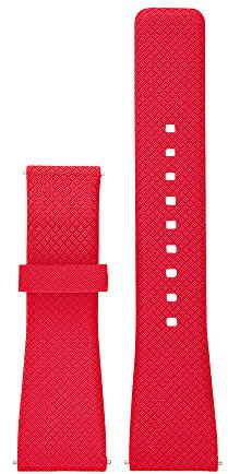 Michael Kors Access Bradshaw MKT9003 Bracelet en silicone pour montre connectée Rouge, Rouge, Moderne