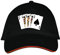 Sol's / Fassbender-Druck Basecap mit Poker Bedruckt (Poker Schwarz)