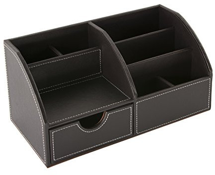 OSCO BPUDO1 Luxus Faux Leder, Kleinteileaufbewahrung, braun
