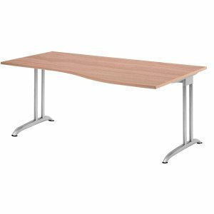 Schreibtisch 1800x1000mm Nussbaum