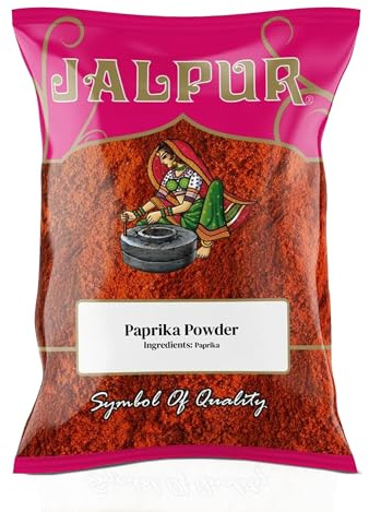 Jalpur Paprika Powder 100g – Premium Ground Spice | Rich Red Colour & Mild Sweet Heat | Ideal for Rubs, Stews, Paella & More | Authentic Jalpur Brand