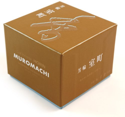 Shoyeido Horin Muromachi Japanische Weihrauch Spule Joßsteuerknüppel - 10 Spulen, Brenndauer 150 Minuten Jeweils, Keramikhalter Enthalten