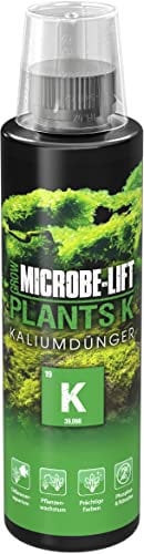 MICROBE-LIFT Plants K - Fertilizzante liquido al potassio per piante acquario, altamente concentrato, 236 ml