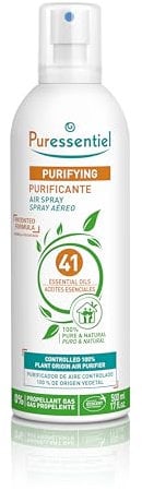 Puressentiel - Purificante - Spray Aereo Purificante con 41 Aceites Esenciales - 100% puros y naturales - Respire un aire purificado - Elimina contaminantes y los malos olores - 500 ml