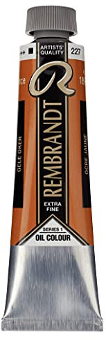 Talens Rembrandt - Excelentes colores de pintura al óleo - 40 ml - 227 Ocre amarillo