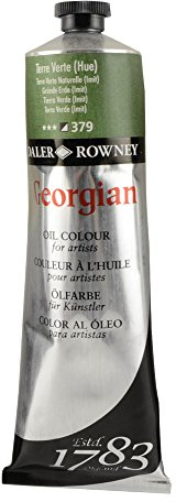 Daler-Rowney Georgian Oil Paint, Aluminium Tube, 7.61oz - 225 ml, Terre Verte Hue