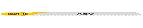 Pack de 5 lames scie sauteuse AEG 75mm bois T101B