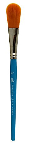 Princeton Art & Brush Select Synthetic Brush-Oval Wash 3/4-inch, Wood, 3/4 Width