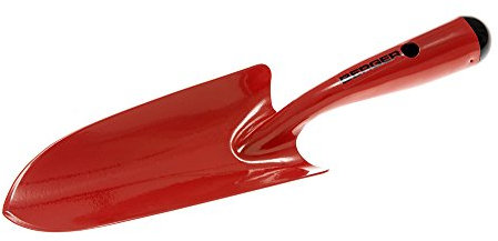 Transplantoir Berger 5600 en métal de qualité avec une largeur de travail de 8 cm, 30 x 8 x 4 cm, Rouge