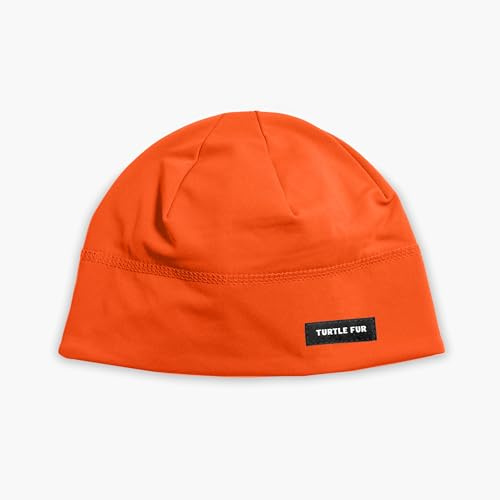 Turtle Fur Brain Shroud Low Profile Skull Cap, Sweat Wicking Helmet Liner Beanie, Blaze