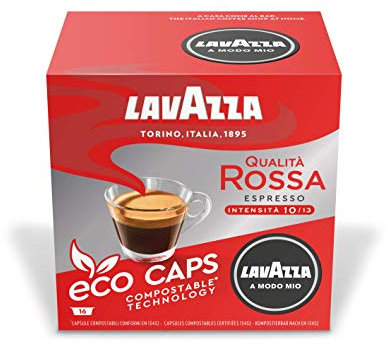Lavazza A Modo Mio Rossa Coffee Capsules (5 Pack of 16)