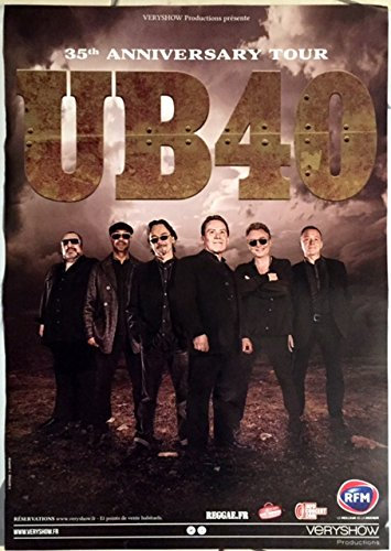 UB40 – 35th Anniversary – 40 x 60 cm zeigt/Poster