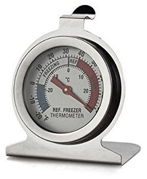 Garcia de Pou Thermometer Gefrierschrank, Edelstahl, silber, 30 x 30 x 30 cm