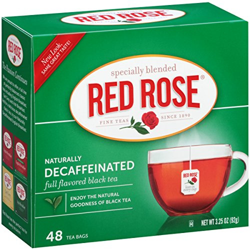 Rot rosetea Staubbeutel natürlich Koffeinfreier Premium Blended, 48 Ct
