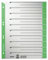 Leitz 1652-00-55 - Trennblätter1652 A4 100-er, grün