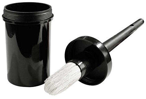 PFIFF 100555 Hufpinsel inklusive Behälter, Verschließbar, Schwarz