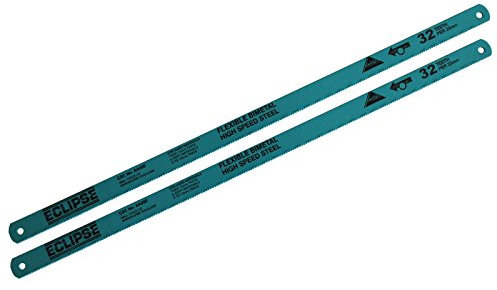 2 x Eclipse Plus 30 Hacksaw Blades 32 TPI Bi-Metal Flexible High Speed Steel Hacksaw Blades 12” 300mm by AllTrade Direct by AllTrade Direct