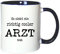 Mister Merchandise Kaffeetasse Becher So Sieht EIN richtig Cooler Arzt aus. Doktor, Farbe: Weiß-Blau