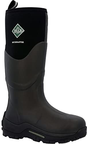 Muck Boots Muckmaster Hi Stivali In Gomma Nera Da Pioggia - EUR 43